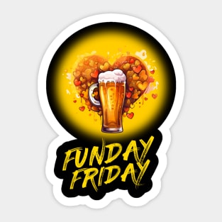 Fun day Friday with Beer Sticker